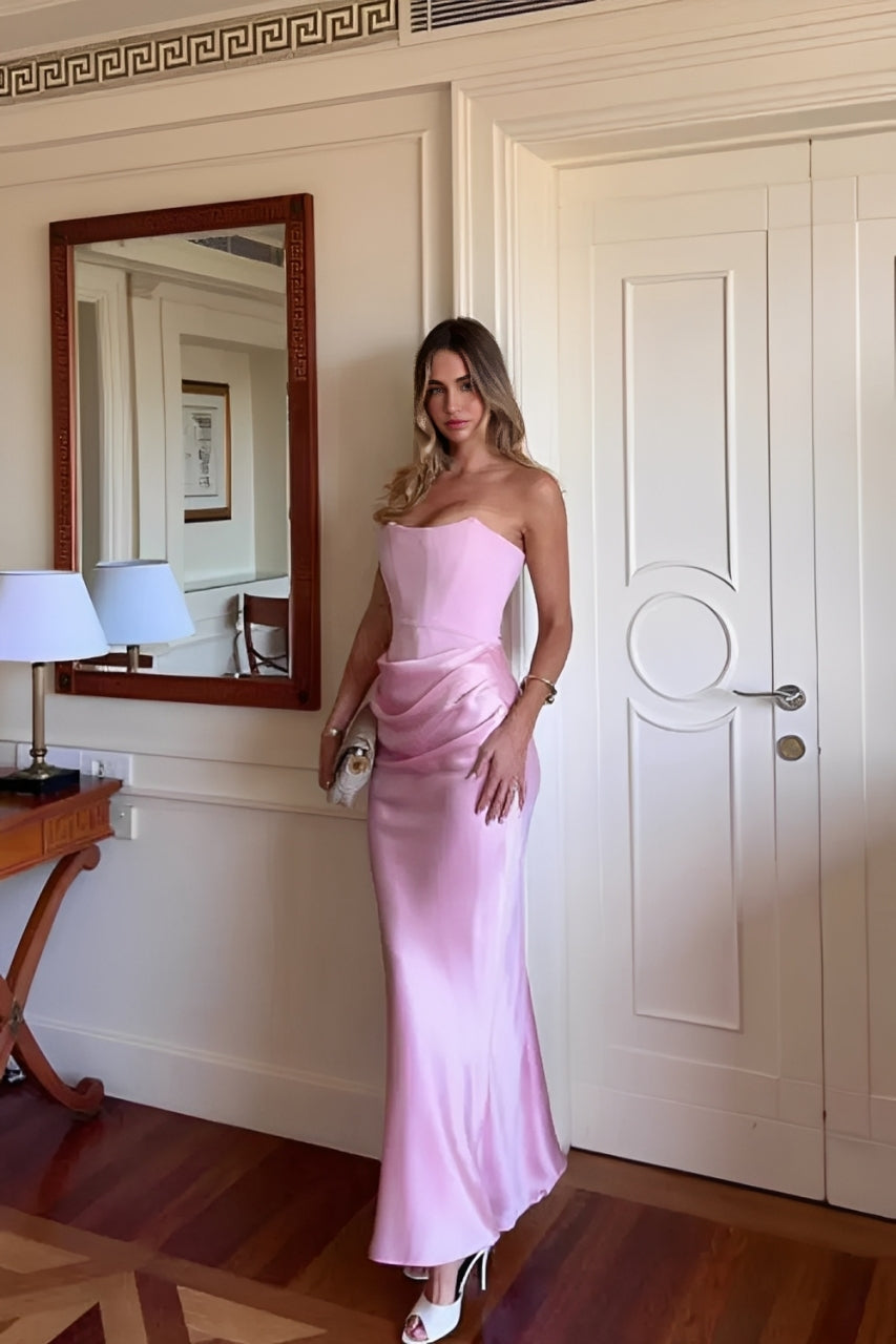 Louisa | Pink Maxi Dress