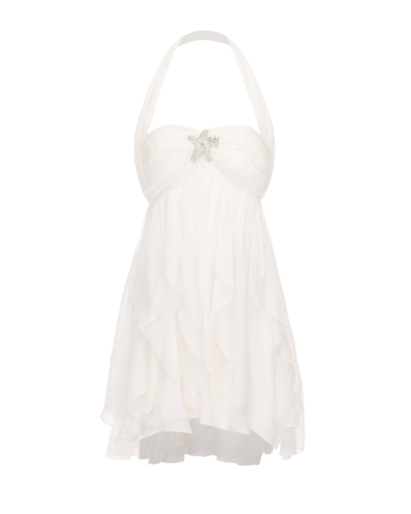 Talia | Floral Halter Mini Dress